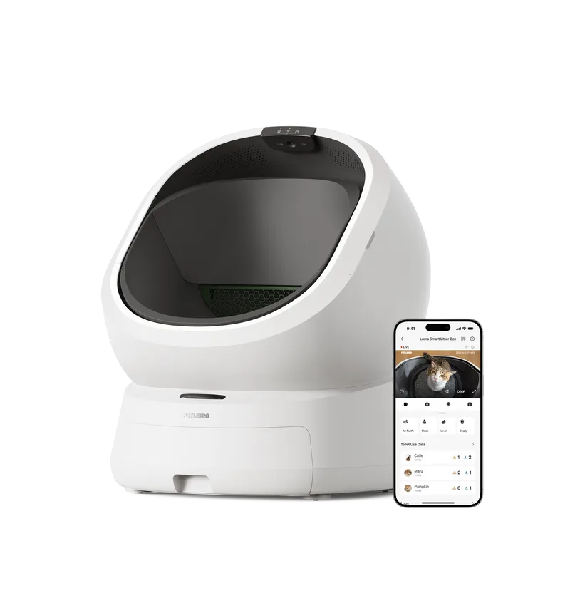 Bac à litière intelligent autonettoyant Petlibro Luma